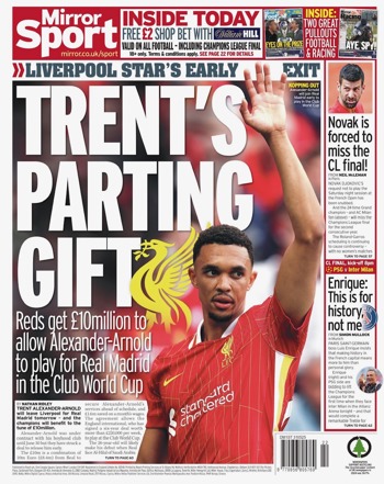 Trent's Parting Gift - May 2025