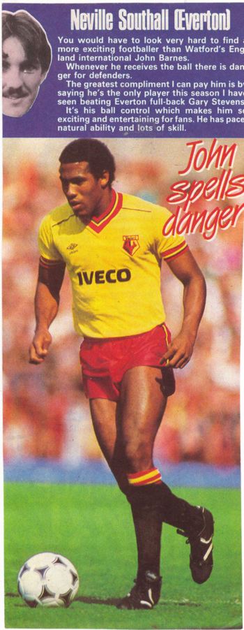 John spells danger - Neville Southall
