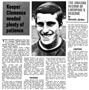 Keeper Clemence Needed Plenty Of Patience