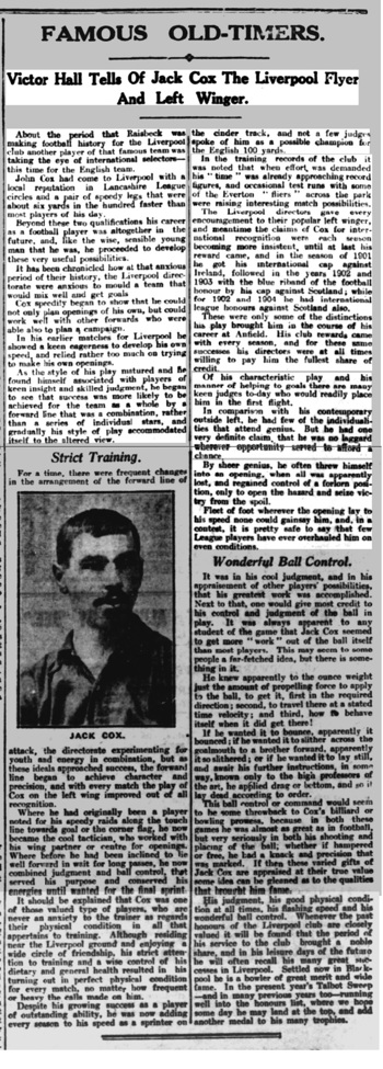 1924 - 6 December - Victor Hall in the Liverpool Echo