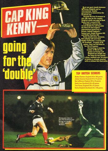 Cap king Kenny going for the double - 26 April 1986