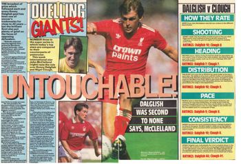 Duelling giants - Nigel Clough vs. Kenny Dalglish - 1989