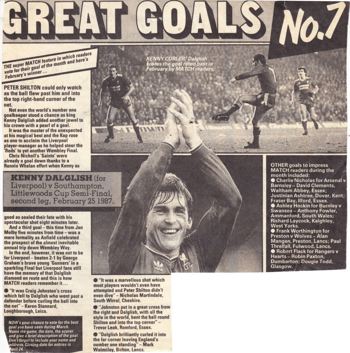 Great goals! - Kenny Dalglish