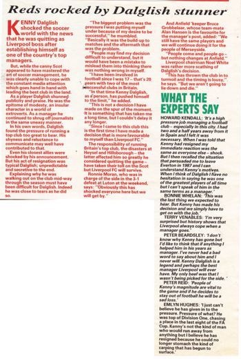 Reds rocked by Dalglish stunner