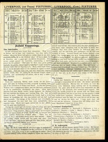 Club programme report courtesy of the Everton Collection Charitable Trust