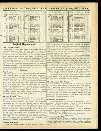 Club programme report courtesy of the Everton Collection Charitable Trust