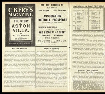 Club programme report courtesy of the Everton Collection Charitable Trust