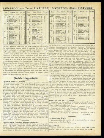 Club programme report courtesy of the Everton Collection Charitable Trust