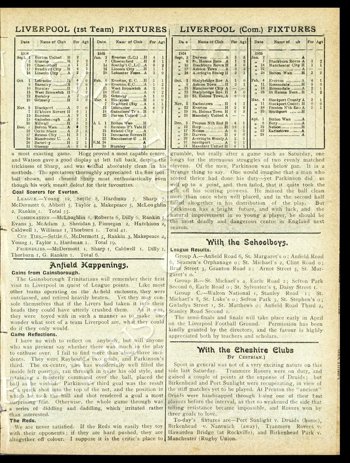 Club programme report courtesy of the Everton Collection Charitable Trust