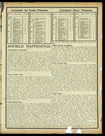 Club programme report courtesy of the Everton Collection Charitable Trust