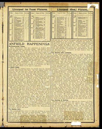 Club programme report courtesy of the Everton Collection Charitable Trust