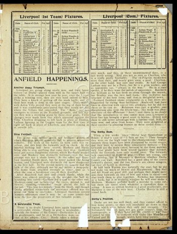 Club programme report courtesy of the Everton Collection Charitable Trust