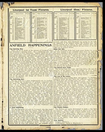 Club programme report courtesy of the Everton Collection Charitable Trust