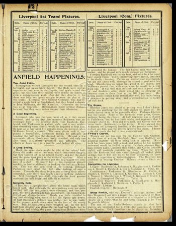 Club programme report courtesy of the Everton Collection Charitable Trust