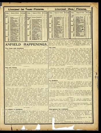 Club programme report courtesy of the Everton Collection Charitable Trust