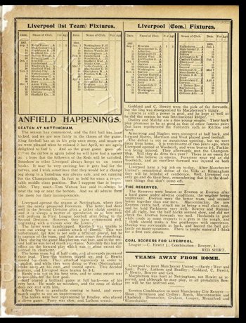 Club programme report courtesy of the Everton Collection Charitable Trust