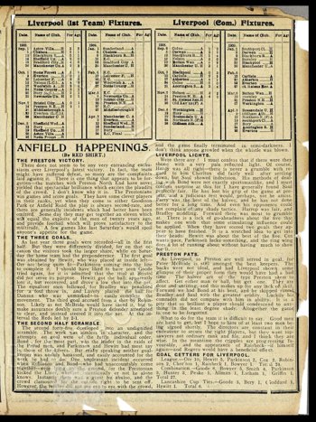 Club programme report courtesy of the Everton Collection Charitable Trust