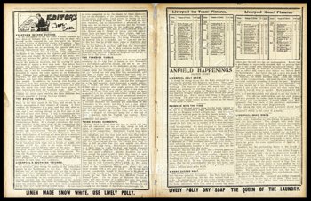 Club programme report courtesy of the Everton Collection Charitable Trust