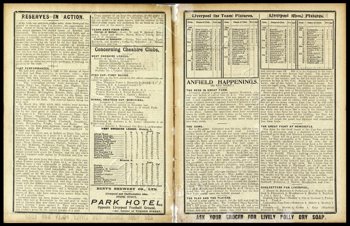 Club programme report courtesy of the Everton Collection Charitable Trust