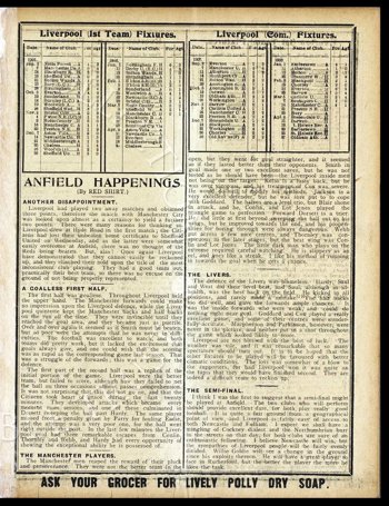 Club programme report courtesy of the Everton Collection Charitable Trust
