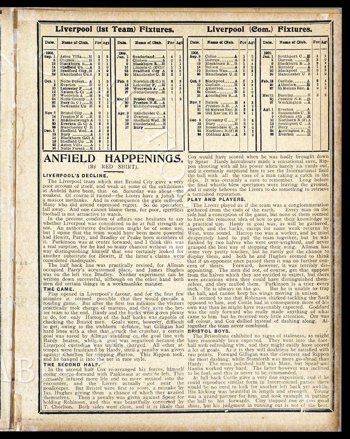 Club programme report courtesy of the Everton Collection Charitable Trust
