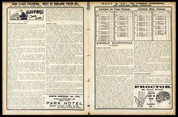 Club programme report courtesy of the Everton Collection Charitable Trust