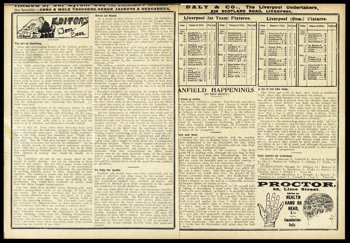 Club programme report courtesy of the Everton Collection Charitable Trust