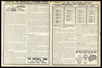 Club programme report courtesy of the Everton Collection Charitable Trust