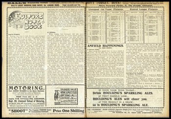 Club programme report courtesy of the Everton Collection Charitable Trust