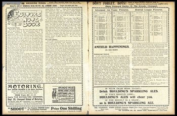 Club programme report courtesy of the Everton Collection Charitable Trust