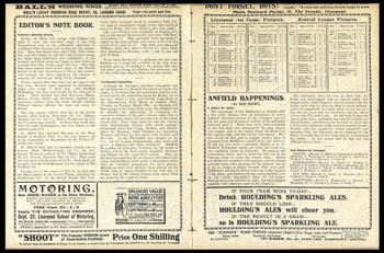 Club programme report courtesy of the Everton Collection Charitable Trust