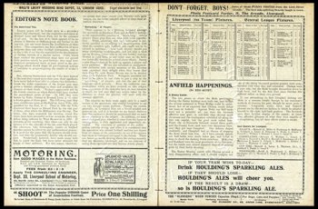 Club programme report courtesy of the Everton Collection Charitable Trust