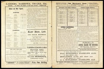 Club programme report courtesy of the Everton Collection Charitable Trust