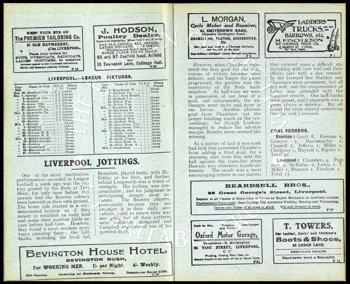 Club programme report courtesy of the Everton Collection Charitable Trust