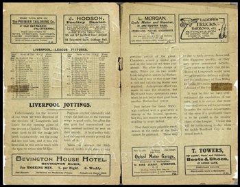 Club programme report courtesy of the Everton Collection Charitable Trust