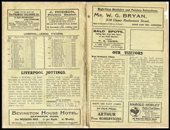 Club programme report courtesy of the Everton Collection Charitable Trust