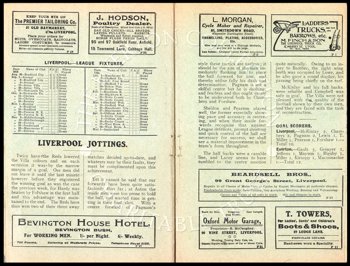 Club programme report courtesy of the Everton Collection Charitable Trust