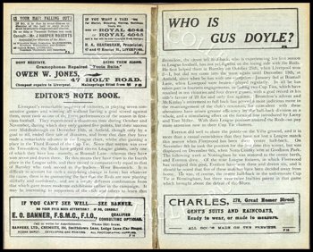 Club programme report courtesy of the Everton Collection Charitable Trust