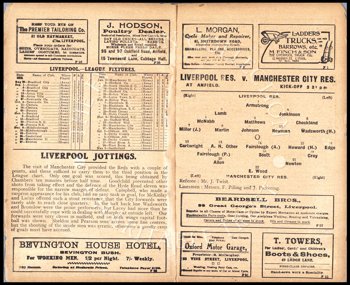 Club programme report courtesy of the Everton Collection Charitable Trust