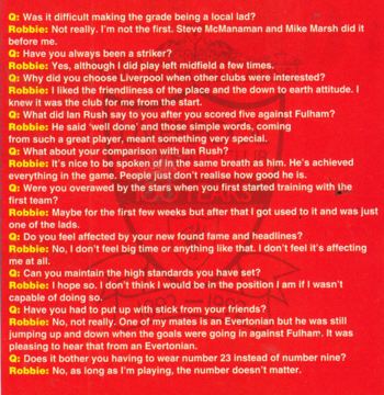 A short q&a with Reds' new star - 1993