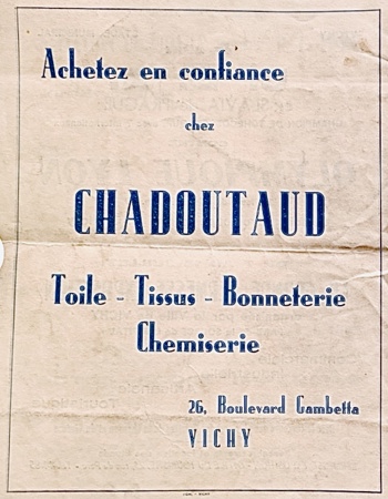 Match Programme BackCover