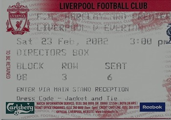 Directors box ticket