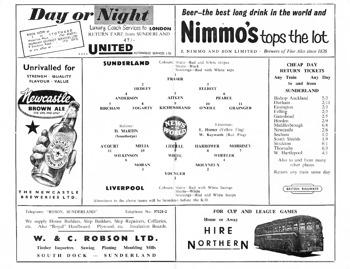 Match programme