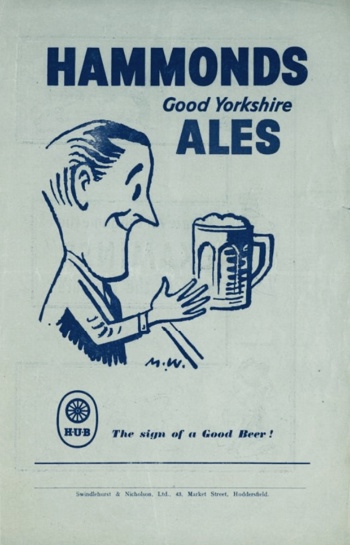 Match programme backcover