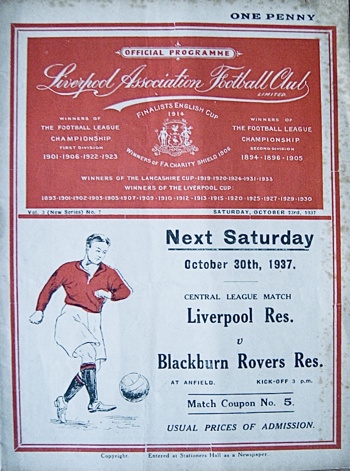 Match programme