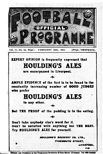 Match programme