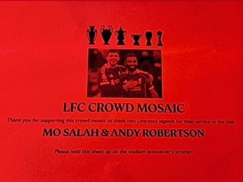 Red Crowd Mosaic Card