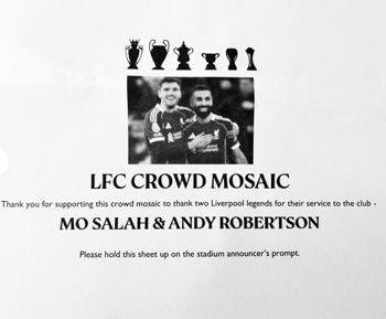 White Crowd Mosaic Card