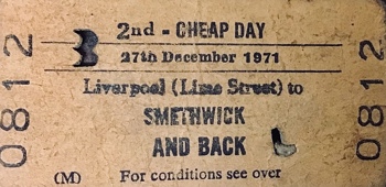 British Rail Ticket