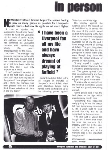 The young pretender - Steven Gerrard
